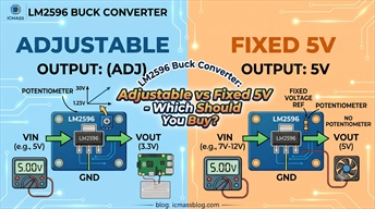 LM2596 Buck Converter: Adjustable vs Fixed 5V — Which Should You Buy?