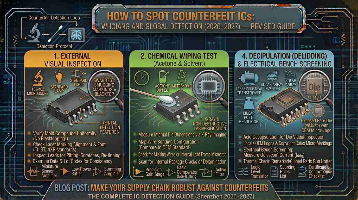 How to Spot Counterfeit ICs: What We See in Shenzhen (2026–2027)