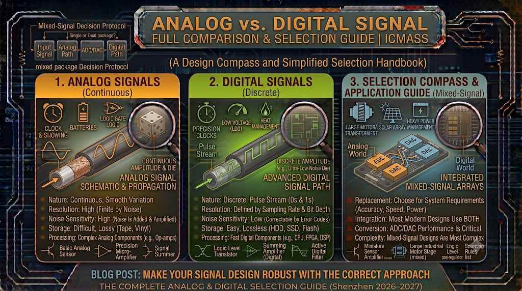 Analog vs Digital Signal — Full Comparison & Selection Guide | ICMASS